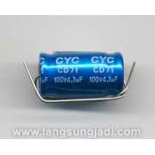 4.7uF 100V CYC BP/NP electrolytic capacitor